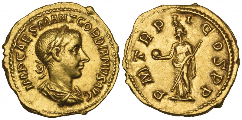 Gordian III (238-244), aureus, Rome, 239, IMP CAES M ANT GORDIANVS AVG, laureate...