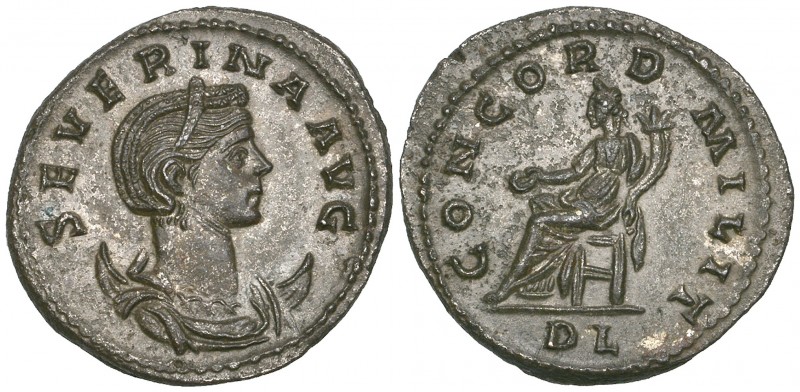 Severina (wife of Aurelian, 270-275), antoninianus, Lyon, SEVERINA AVG, bust rig...