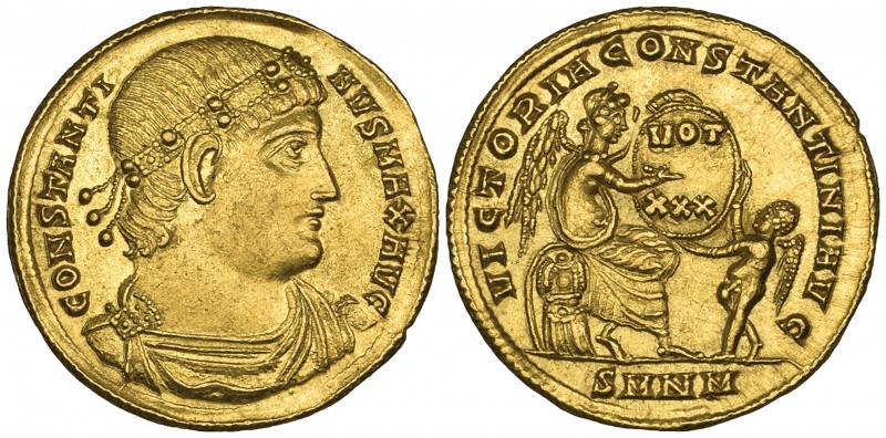 Constantine I, the Great (307-337), solidus, Nicomedia, 335, CONSTANTINVS MAX AV...