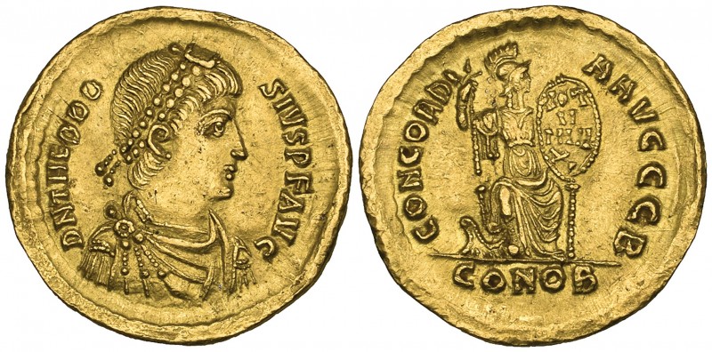 Theodosius I (379-395), solidus, Constantinople, 388-392, D N THEODOSIVS P F AVG...