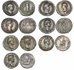 Roman Imperial, denarii (7), comprising Augustus, rev., Caius and Lucius Caesars, Vitellius, rev., Libertas Restituta, Vespasian, rev., Pax seated lef...