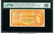 Bermuda Bermuda Government 5 Pounds 1.10.1966 Pick 21d PMG Very Fine 30. 

HID09801242017

© 2020 Heritage Auctions | All Rights Reserve