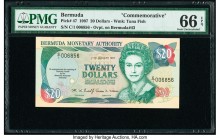 Bermuda Monetary Authority 20 Dollars 17.1.1997 Pick 47 Commemorative PMG Gem Uncirculated 66 EPQ. 

HID09801242017

© 2020 Heritage Auctions | All Ri...