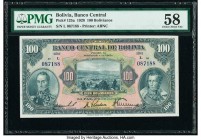 Bolivia Banco Central 100 Bolivianos 20.7.1928 Pick 125a PMG Choice About Unc 58. Minor foreign substance. 

HID09801242017

© 2020 Heritage Auctions ...