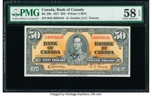 Canada Bank of Canada $50 2.1.1937 Pick 63b BC-26b PMG Choice About Unc 58 EPQ. 

HID09801242017

© 2020 Heritage Auctions | All Rights Reserve