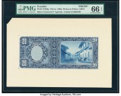 Ecuador Banco Comercial y Agricola 20 Sucres ND (ca. 1895) Pick S122bp Back Proof PMG Gem Uncirculated 66 EPQ. Mounted on cardstock.

HID09801242017

...