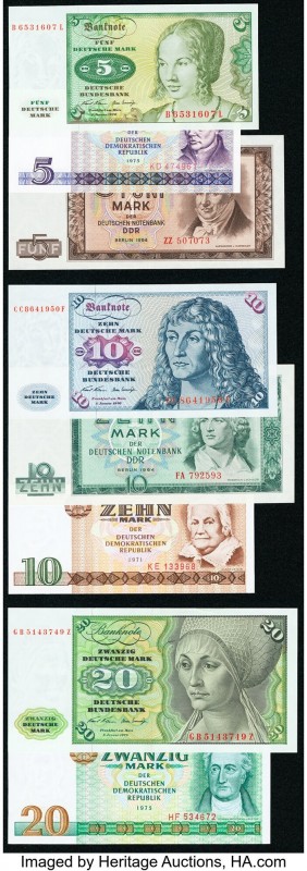 Germany Group Lot of 13 Examples Very Fine-Crisp Uncirculated. Possible trimming...