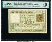 India Government of India 10 Rupees ND (1917-30) Pick 6 Jhun3.6A.1 PMG Very Fine 30. Spindle holes at issue.

HID09801242017

© 2020 Heritage Auctions...