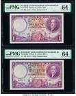 Scotland Commercial Bank of Scotland Ltd. 1 Pound 3.1.1952; 2.1.1953 Pick S332 Two Examples PMG Choice Uncirculated 64. 

HID09801242017

© 2020 Herit...