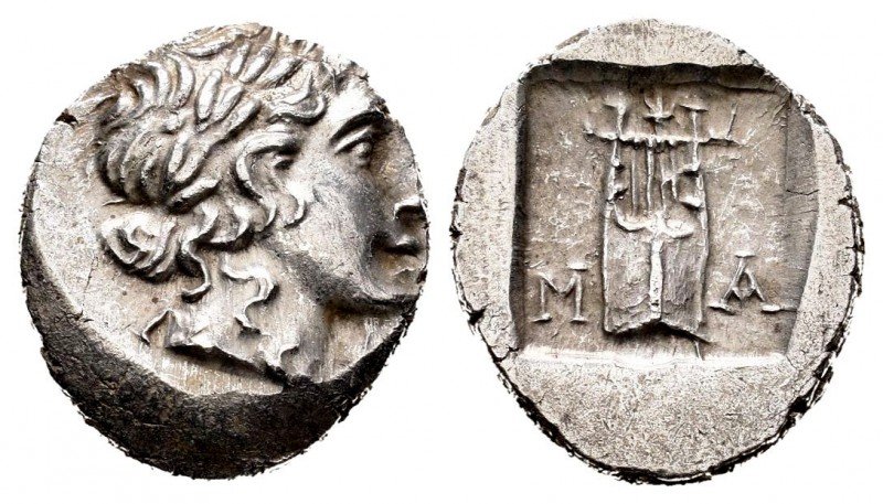 Dinastía de Lycia. Masikytes. Hemidracma. 44-18 a.C. (Troxell-86). Anv.: Cabeza ...