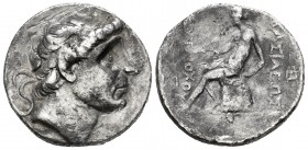 Imperio Seleucida. Antioco I Soter. Tetradracma. 280-261 a.C. (Gc-6866). (Cy-3038). Ag. 14,89 g. MBC-/BC+. Est...150,00. /// ENGLISH: Seleukid Kingdom...