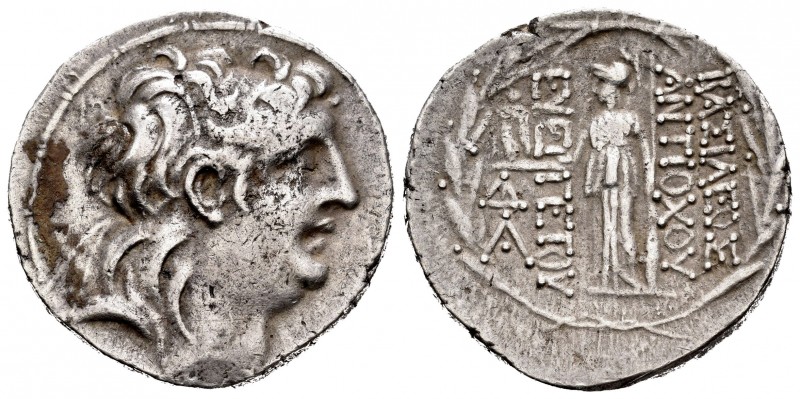 Imperio Seleucida. Antioco VIII. Tetradracma. 138-129 a.C. Antioquía ad Orontem....