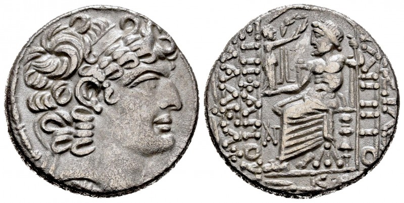 Imperio Seleucida. Filipo I Filadelfos. Tetradracma. 98-97 a.C. (Gc-7196). (Cy-3...
