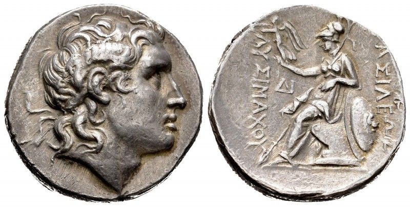 Reino de Tracia. Lisímaco. Tetradracma. 288-282 a.C. Amphipolis. (Müller-346). A...