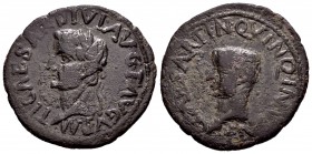 Cartagonova. As. 14-36 d.C. Cartagena (Murcia). (Abh-601 variante). (Acip-3152e). Ae. 9,51 g. MBC-. Est...120,00. /// ENGLISH: Carthage Nova. Unit. 14...
