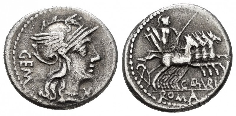 Aburia. C. Aburius Geminus. Denario. 134 a.C. Roma. (Ffc-89). (Craw-244/1). (Cal...