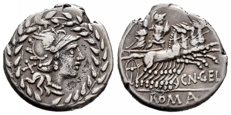 Gellia. Cnaeus Gellius. Denario. 138 a.C. Roma. (Ffc-740). (Craw-232). (Cal-610)...