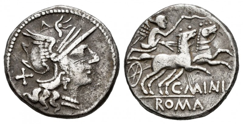 Maiania. C. Maianius. Denario. 153 a.C. Roma. (Ffc-832). (Craw-203/1a). (Cal-917...
