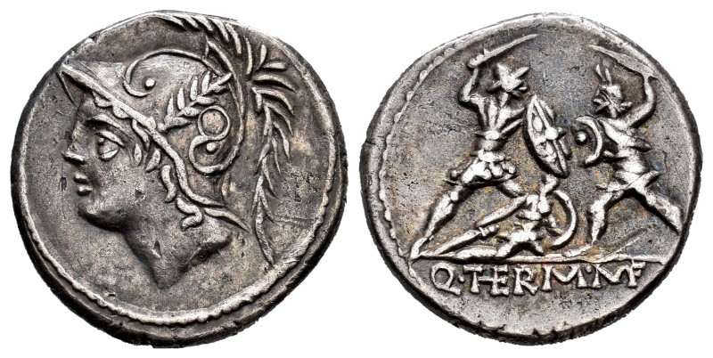 Minucia. Q. Minucius Thermus M.f. Denario. 103 a.C. Roma. (Ffc-928). (Craw-319/1...