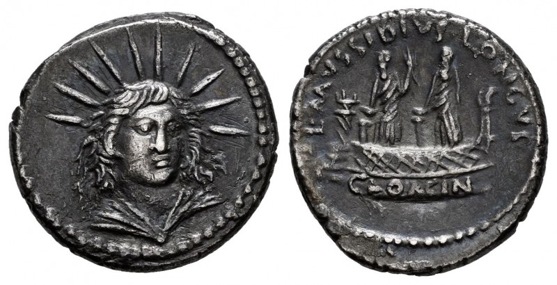 Mussidia. L. Mussidius Longus. Denario. 42 a.C. Roma. (Ffc-934). (Craw-494/43). ...