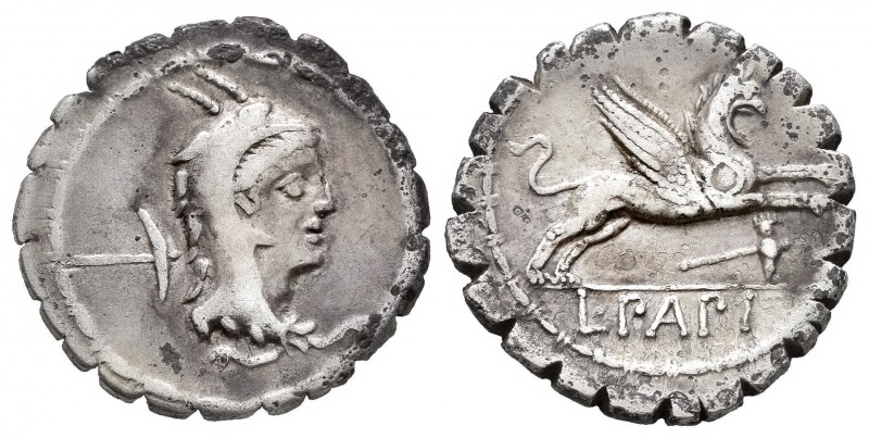Papia. L. Papius. Denario. 79 a.C. Taller Auxiliar de Roma. (Ffc-952). (Craw-384...