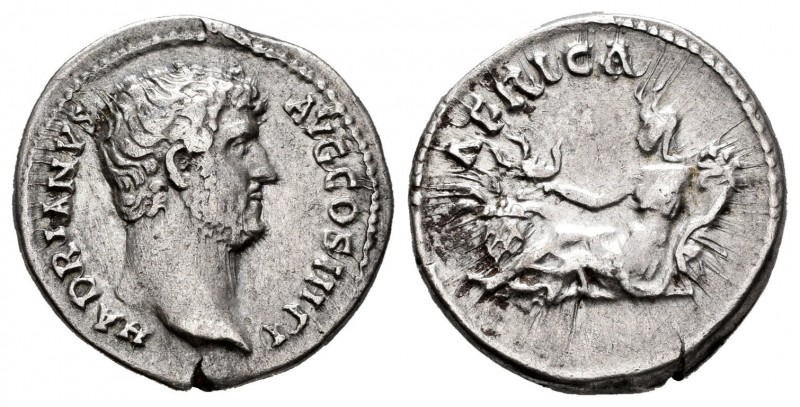 Adriano. Denario. 134-138 d.C. Roma. (Ric-299). (Bmcre-816). (Rsc-138). Anv.: HA...