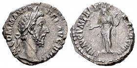 Cómodo. Denario. 184 d.C. Roma. (Spink-5636 variante). Ag. 2,69 g. MBC+/MBC. Est...65,00. /// ENGLISH: Commodus. Denarius. 184 d.C. Rome. (Spink-5636 ...