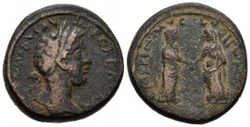 Cómodo. Judea. Aelia Capitolina. AE 28. 177-192 d.C. Jerusalem. (Meshorer-67). Anv.: IMP CAE AV(RE COM)MODVS AVG. Cabeza laureda a derecha. Rev.: CRIS...