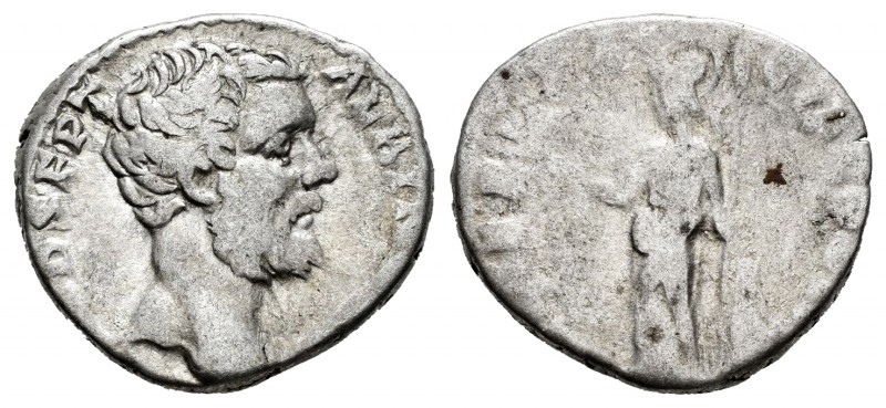 Clodio Albino. Denario. 194-195 d.C. Roma. (Ch-48). (Ric-7). Rev.: MINER – PA – ...