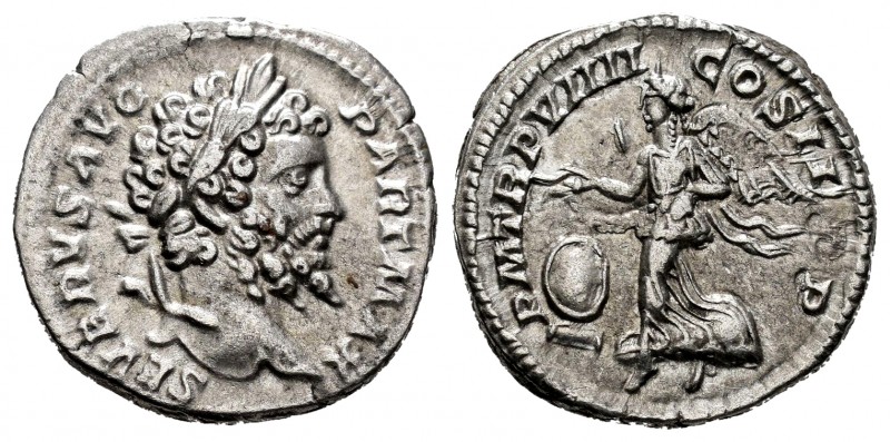 Septimio Severo. Denario. 200 d.C. Roma. (Spink-6333 variante). (Ric-150 variant...