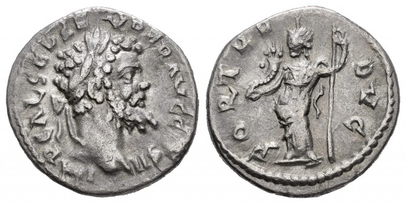Septimio Severo. Denario. 194-195 d.C. Roma. (Ric-388). Rev.: FORT REDVG. Fortun...