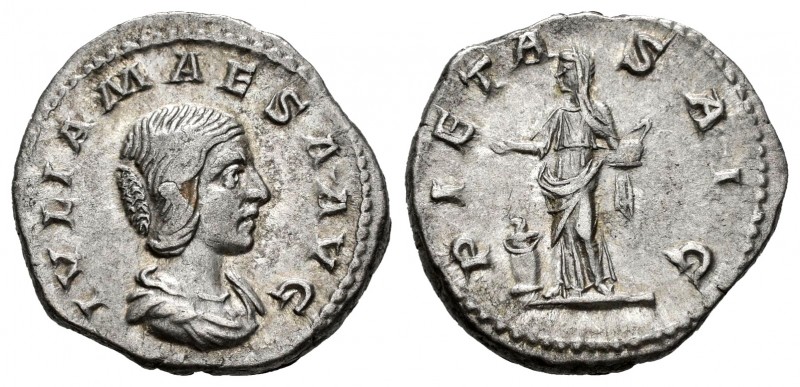 Julia Maesa. Denario. 218-225 d.C. Roma. (Ric-263). Anv.: IVLIA MAESA AVG. Busto...