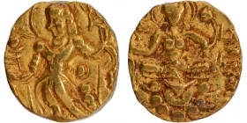 Gold Dinar Coin of Chandragupta II of Gupta Dynasty of Archer type.