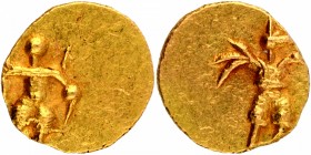 Gold Fanam Coin of Kadambas of Nagarakhanda.