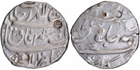 Rare Silver Rupee Coin of Rafi ud Darjat of Arkat Mint.