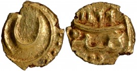 Gold Fanam Coin of Tipu Sultan of Kalikut Mint of Mysore Kingdom.