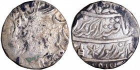 Silver One Rupee Coin of Braj Indrapur Mint of Bharatpur State.
