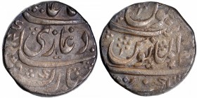 Silver One Rupee Coin of Asaf Jahi of Kankurti mint of Hyderabad.