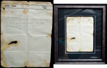 Exceedingly Rare Hand Written Letter by Mahatma Gandhi in English of 1930