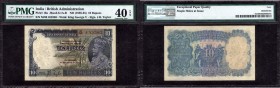 Ten Rupees Bank Note of King George V Signed by J B Taylor of 1934.