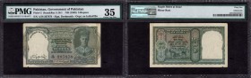 Five Rupees Bank Note of King George VI Signed by C D  Deshmukh of 1948 of Pakistan Issue.