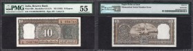 Error Ten Rupees Bank Note Signed by Manmohan Singh  of Republic India of 1983.