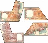 Error Ten Rupees Bank Note Signed by C Rangarajan of Republic India