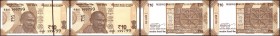 Error Ten Rupees Bank Notes Signed By Urjit Patel of Republic India of  2018.
