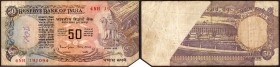 Error Fifity Rupees Bank Note Signed By Bimal Jalan of Republic India.