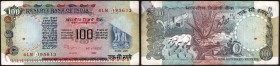 Error One Hundred Rupees Bank Note Signed By C Rangarajan of Republic India.