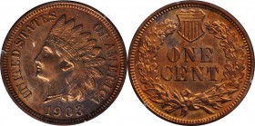 Indian Cent

1903 Indian Cent. Proof-63 RB (PCGS). OGH--First Generation.

PCGS# 2397. NGC ID: 22AS.