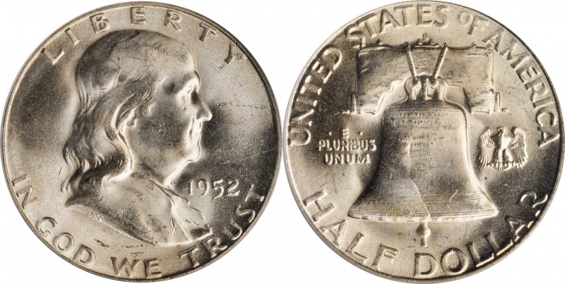 Franklin Half Dollar

1952-S Franklin Half Dollar. MS-64 FBL (PCGS). CAC. OGH....