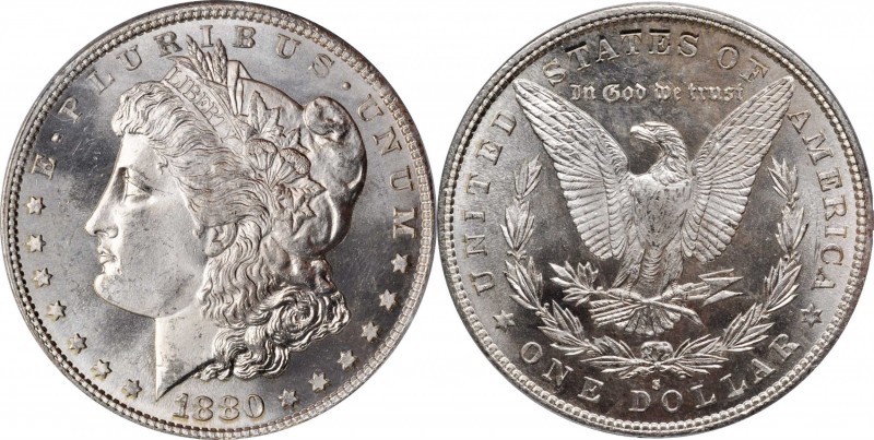 Morgan Silver Dollar

1880-S Morgan Silver Dollar. MS-66 (PCGS). CAC. OGH.

...