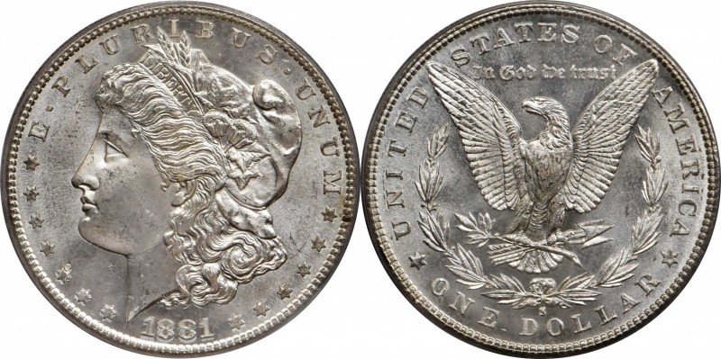 Morgan Silver Dollar

1881-S Morgan Silver Dollar. MS-65 (PCGS). OGH.

PCGS#...